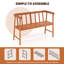 Solid Wood Eucalyptus Outdoor Bench