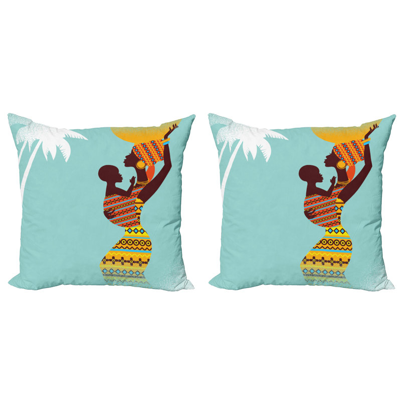 Nickalaus Square Cushion Cover, 20"H x 20"W