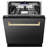 ZLINE Autograph 24 in. Tallac 3rd Rack Black Stainless Steel Dishwasher with Handle, 51dBa-66655785