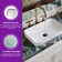 DeerValley Ally 19'' x 12'' Drop-In Bathroom Sink Semi-Recessed Vessel Sink Rectangular Above Counter Basin