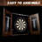Webster Bristle Dartboard and Cabinet Set with Darts