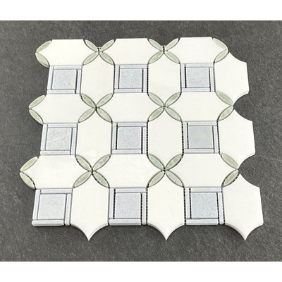 Carrelage mosaïque en marbre Water Jet