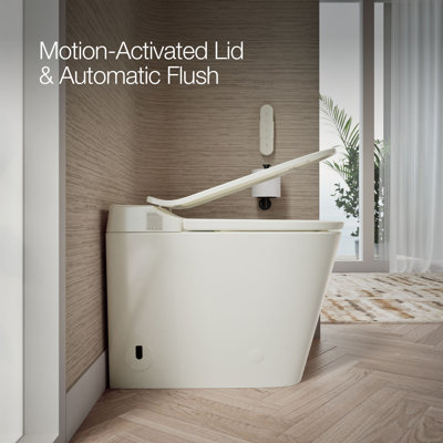 Leap One-Piece Elongated Smart Toilet, Dual-Flush