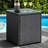 Wicker Patio Square Side Table