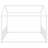 Metal House-Shaped Montessori Frame With Vertical Safety Rails​-1282845569