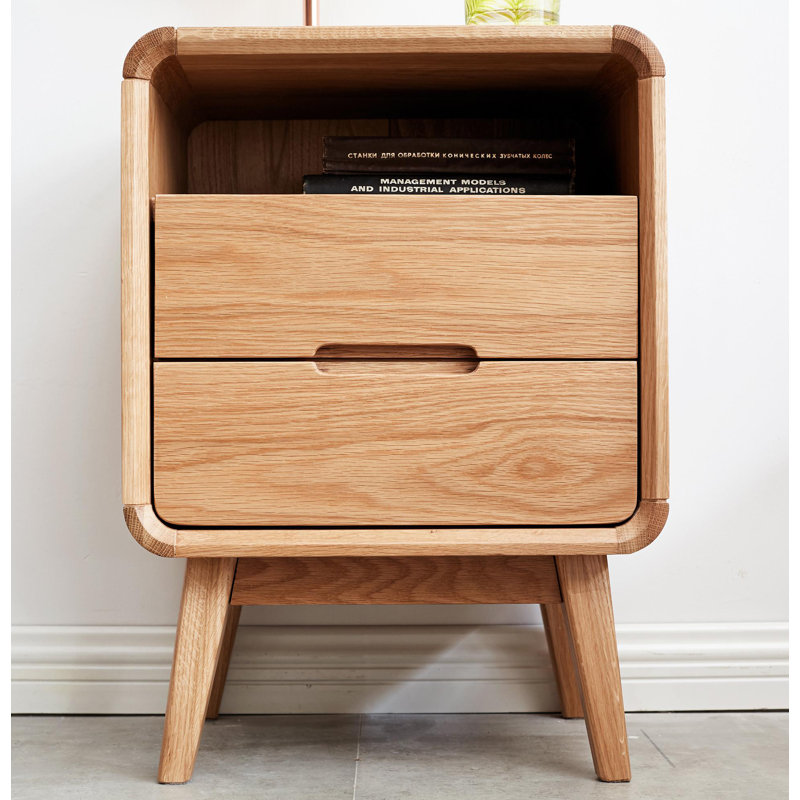 Armoire de chevet en bois massif Pure