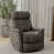 Dark Gray Faux Leather