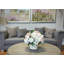 Peony and Hydrangea French Label Pot