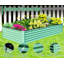 Lit de jardin surélevé galvanisé 8X4X1.5 Ft-990712958