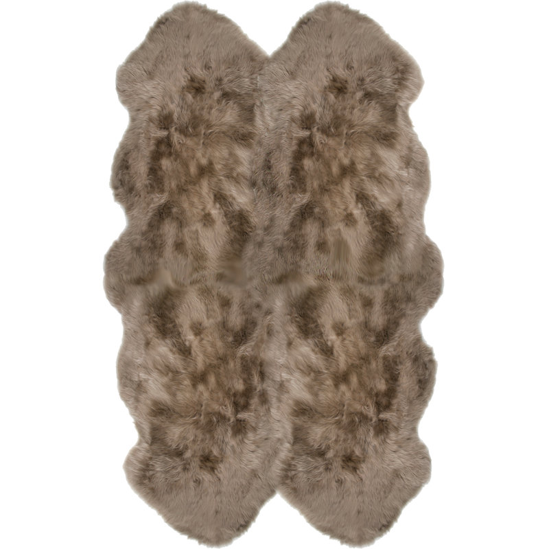 Tapis fibre en laine de Auskin, Taupe