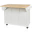 Chariot de cuisine blanc avec capacité de poids de 80 lb-2072620289