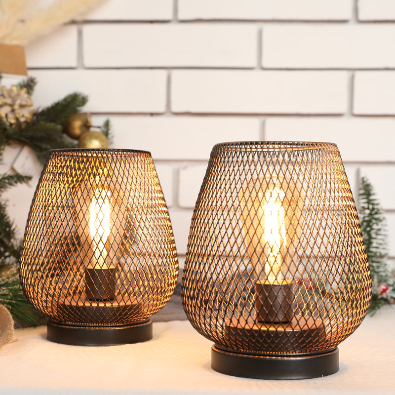 6.7" Battery Powered Outdoor Table Lamp