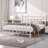 YT Metal Bed Frame w/Headboard and Footboard Platform Bed Frame Single Double Size-1243844763-1243844764