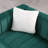 Clifford 87.01'' Luxury Velvet Sofa Upholstered Living Room Couch with 2 Pillows, Black-780009920-791642455