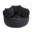 Grand fauteuil à billes avec 3 coussins et rayures, fauteuil en velours côtelé avec rembourrage, 5 couleurs, canapé d'appoint rembourré pour jouer, lire-2000916527