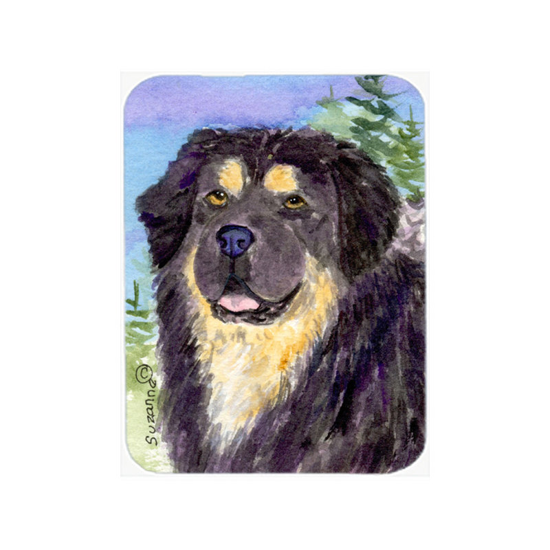 Winston Porter Yokley Tibetan Mastiff Glass Cutting Board