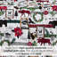 Literie réversible Southshore Fine Linens Merry Town, en microfibre brossée 100 g/m², idéale pour les fêtes. Comprend 1 housse de couette et 2 taies d'oreiller (taille King/California King).-102615698