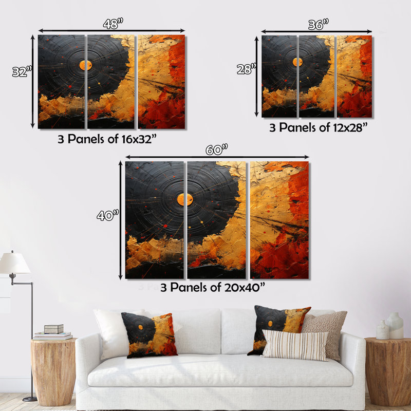 Comets Comets Cavalcade - ensemble de reproductions d'art sur toile Comets, H 32 po x l 48 po x P 1 po