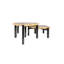 Ensemble de 3 tables gigognes 3 pieds