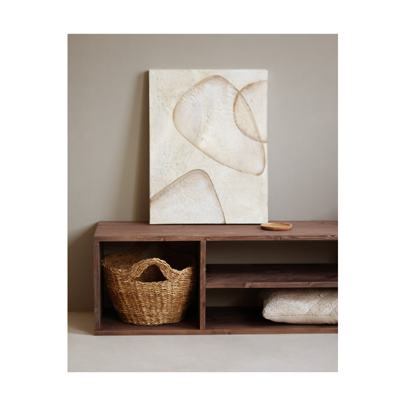 Media Unit Media Console, Walnut