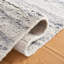 Tapis gris / ivoire en laine tissé à la main Pecktonville-78161208