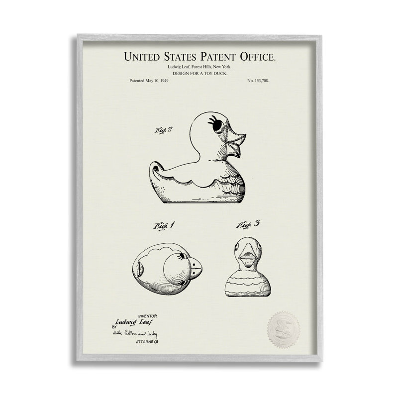 Giclée sur toile grise rétro vintage par giclée par Karl Hronek, H 14 po x l 11 po x P 1,5 po, Cadre flottant gris lustré