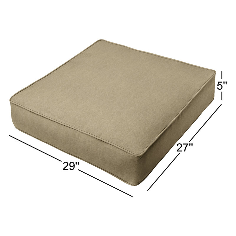 Albertson Outdoor 5'' Dining Chair Cushion, 5" H x 27" W x 29" D