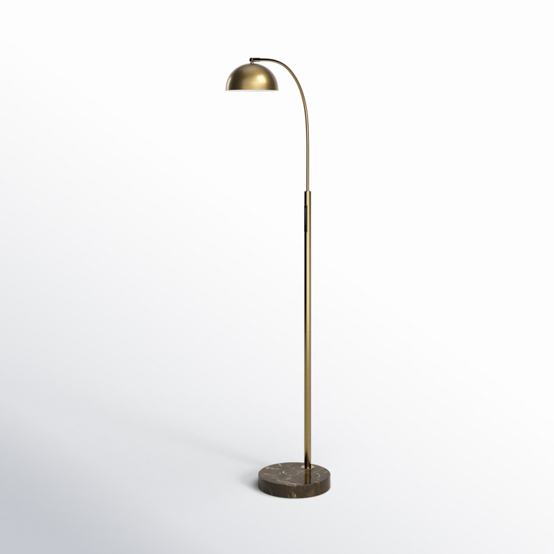 Badlingham 57.75'' LED Arched Floor Lamp