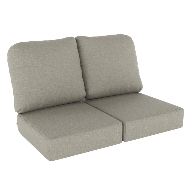 Indoor/Outdoor Sunbrella® Seat/Back Cushion, Spectrum Dove Sunbrella® Plainweave