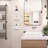 4 Piece Square Glass Floating Shelf
