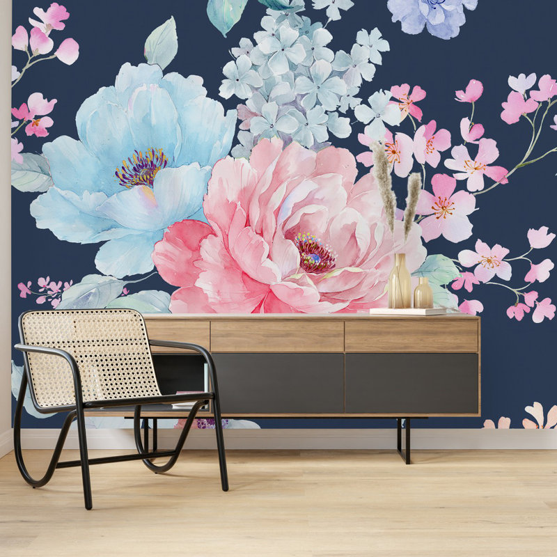 Peel & Stick Wall Mural, 10.42' W x 10.42' L