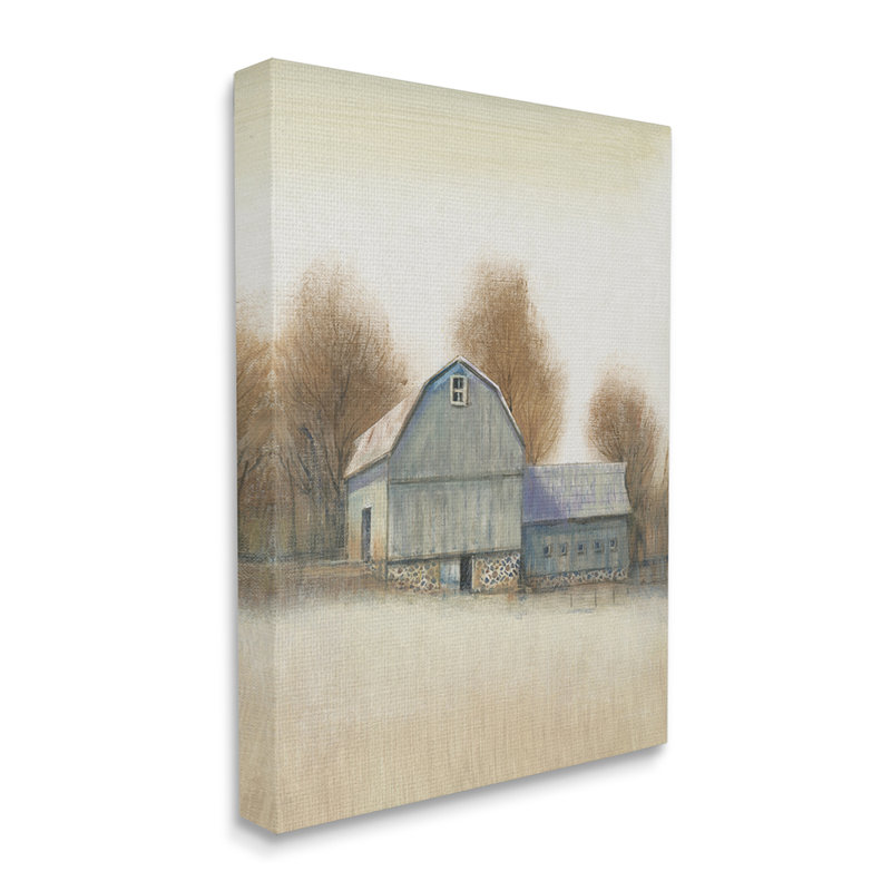 «Vintage Farm Barn Stable Neutral Autumn Tones» par Timothy O 'Toole, impression, Toile tendue, H 48 po x l 36 po x 1,5 po