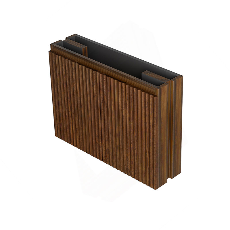 Armoire de salle de bain pliable, Noyer