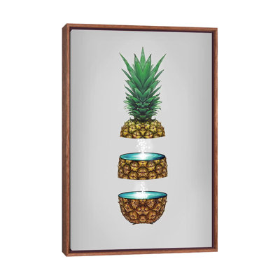 Pineapple Space by Vin Zzep - Print on Canvas