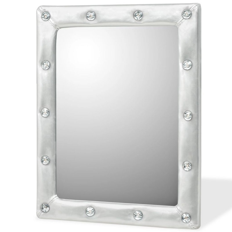 Osborn Flat Wall Mirror, 50cm H X 40cm W, Silver