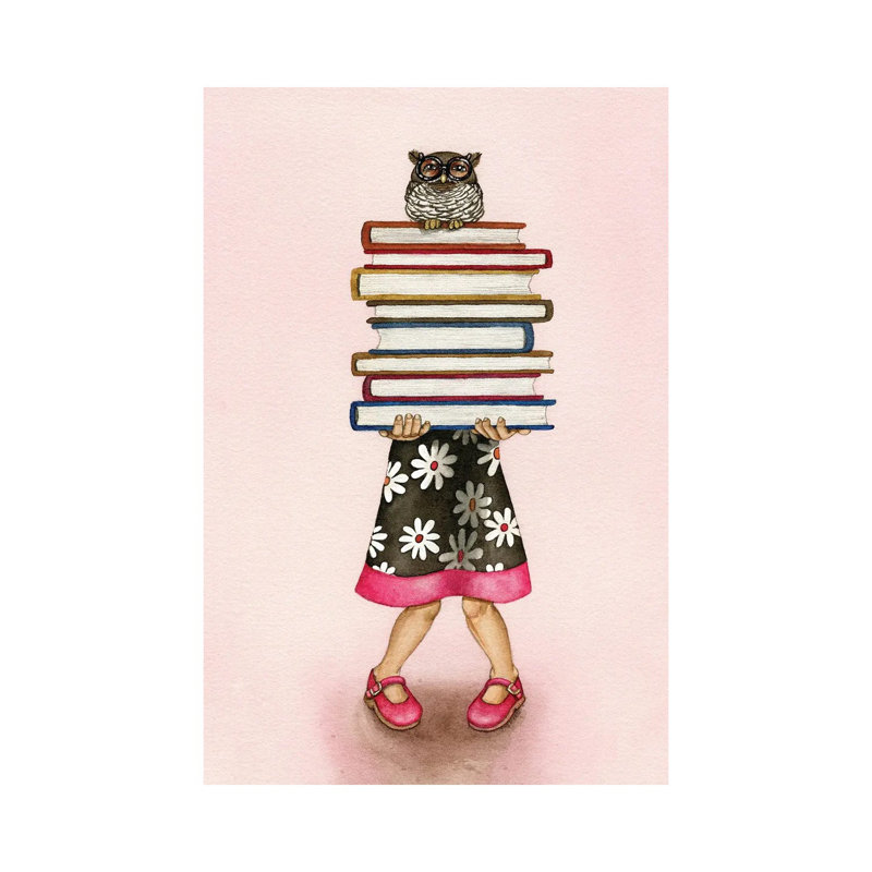 Read A Book by Tracy Lizotte - Wrapped Canvas Gallery-Wrapped Canvas Giclée, 45.72cm H x 30.48cm W x 1.9cm D