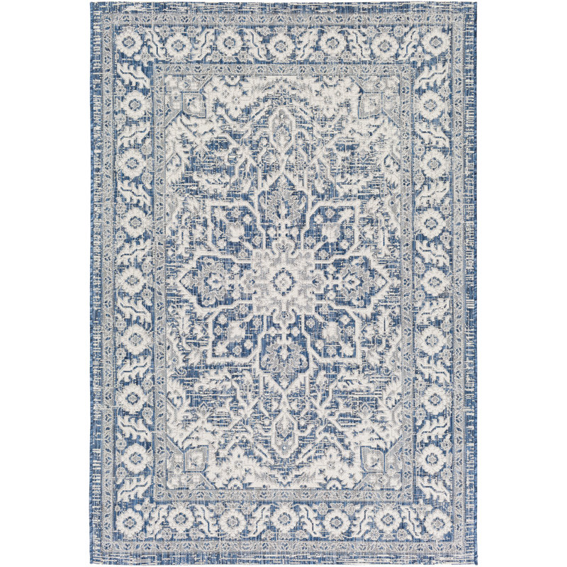 Tapis intérieur / extérieur Summey Southwestern, Tapis de couloir 2 pi x 2 pi 11 po