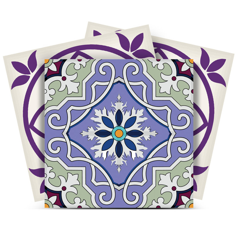 Carreau de mosaïque auto-adhésif en vinyle l 7 po x L 7 po