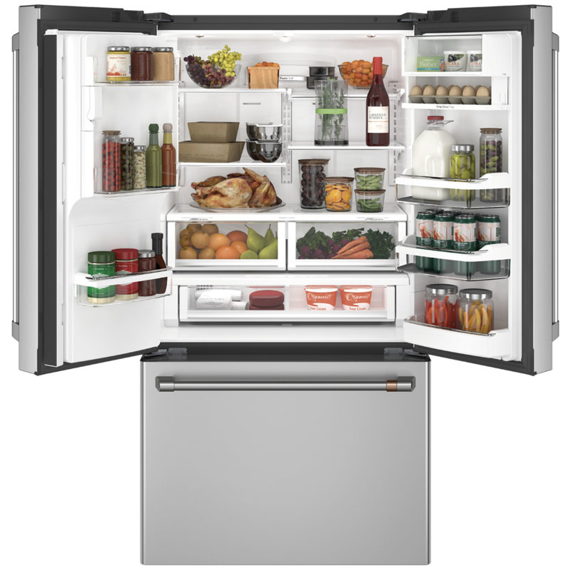 Café Appliances 36" Counter Depth French Door 22.1 cu. ft. Smart Refrigerator, Stainless Steel