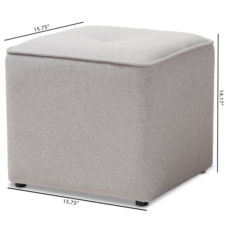 Wade Logan® Arinda Upholstered Ottoman & Reviews