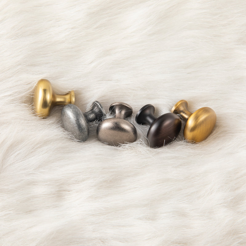 Poignée champignon américain 1 3/32 po (1,18 po) Goo-Ki, bronze huilé, Bronze frotté à l'huile, 1.1"