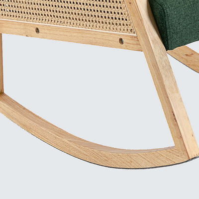 Chaise berçante en bois massif Shrewsbury