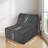 Serta 33"D x 39"W Ergonomic Linen Memory Foam Bean Bag Chair, Bean Bag Sofa with Removable and Machine Washable Cover, Accent Sofa Chair Lounger, Game Chair-104239826