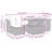 Vidaxl Garden Sofa Set Black, Cream White