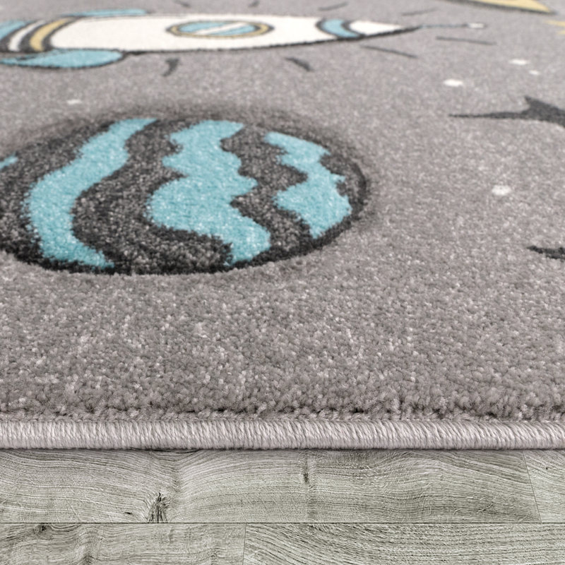 McCall Shag Grey Rug, Rectangle 140 x 200cm