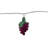 10-Count Grape and Wine Bottle Novelty String Christmas Light Set 7.5ft White Wire