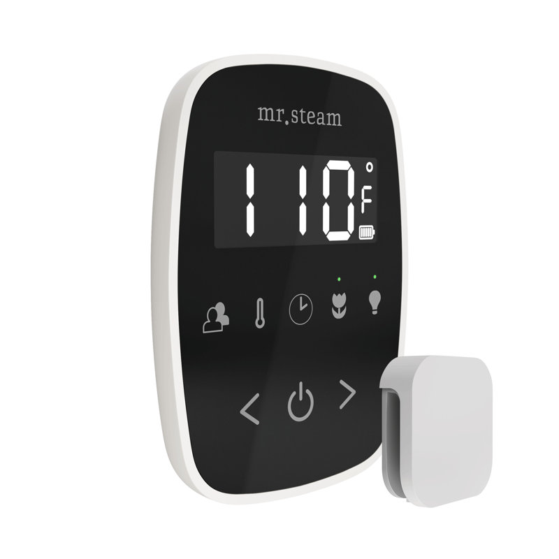 Régulateur de douche à vapeur TempoFlex, Noir / blanc