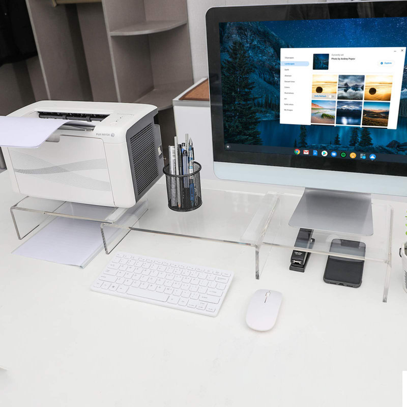 Oumaima Acrylic Monitor Stand