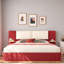 Lit plateforme tapissier avec tablettes-76383255-76383253