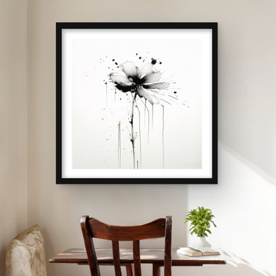 «Exploding Flower», reproduction encadrée mat pour décor de salon